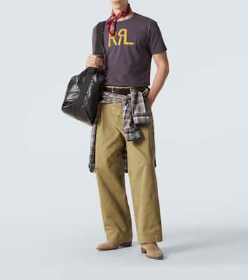 Logo cotton jersey T-shirt | RRL