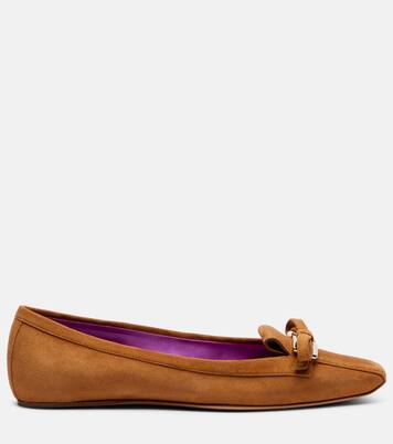 Ballerine Virgule in suede | Roger Vivier