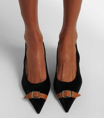 Escarpins slingbacks en velours | JW Anderson