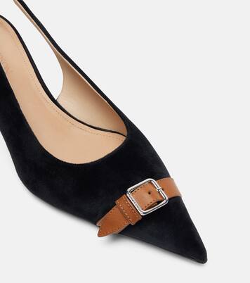 Escarpins slingbacks en velours | JW Anderson