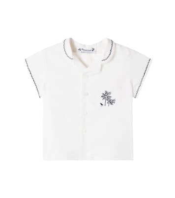Baby Lennard embroidered cotton shirt | Bonpoint