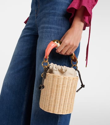 Tropicus wicker bucket bag | Chloé
