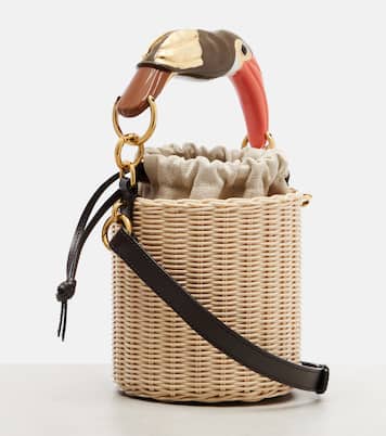 Tropicus wicker bucket bag | Chloé