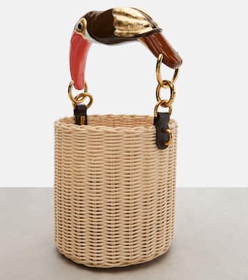 Tropicus wicker bucket bag | Chloé