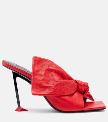 Mules Boudoir Bow en cuir | Givenchy
