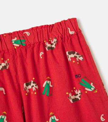 Farm Adventure printed cotton pants | Bobo Choses