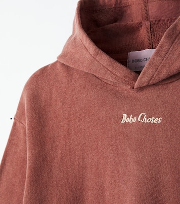 Logo cotton jersey hoodie | Bobo Choses
