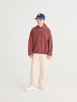 Logo cotton jersey hoodie | Bobo Choses