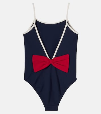 Maillot de bain Bowie en seersucker à nœud | Konges Sløjd