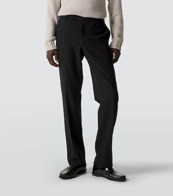 Wool straight pants | Thom Sweeney