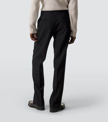 Wool straight pants | Thom Sweeney