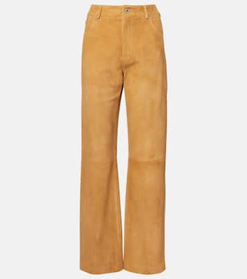 Pantalon droit en daim | Loewe
