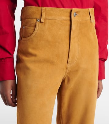 Pantalon droit en daim | Loewe