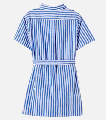 x Kitsuné Lissandra striped cotton shirt dress | Bonpoint