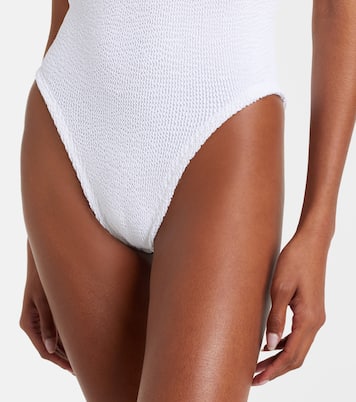 x Hunza G Domino Burberry Check swimsuit | Burberry