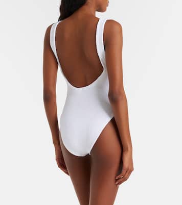 x Hunza G Domino Burberry Check swimsuit | Burberry