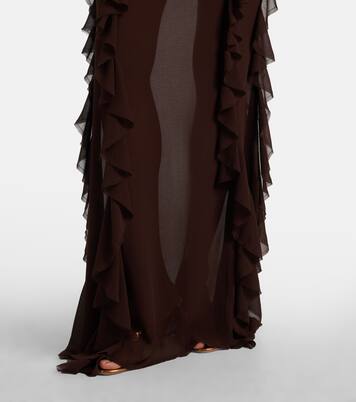 Ora ruffled maxi skirt | Bananhot