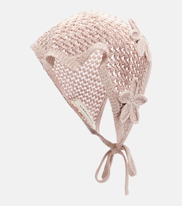 Foulard en crochet à appliqués | Bananhot