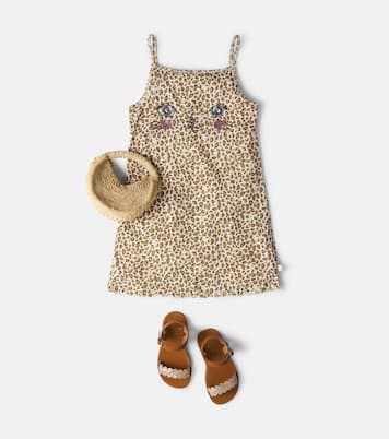 Famo leopard-print sequined cotton dress | Konges Sløjd
