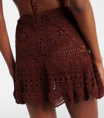 Jupe en crochet de coton | Anna Kosturova