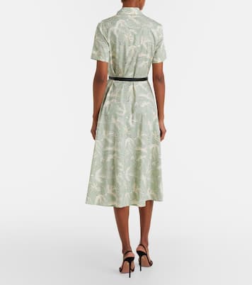 Robe chemise Kiera en coton mélangé imprimée | Altuzarra