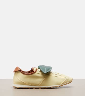 Tennis leather-trimmed canvas sneakers | Jacquemus