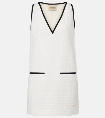 Cotton tweed minidress | Valentino