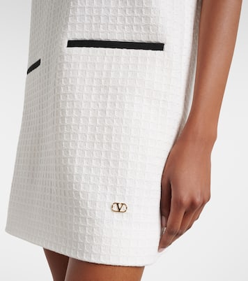 Cotton tweed minidress | Valentino