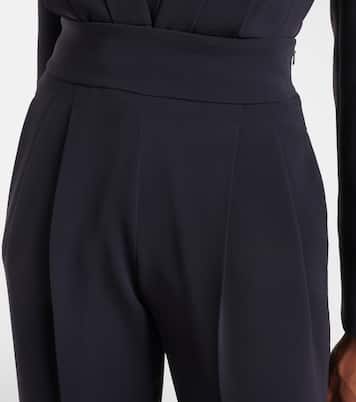 Pleated cady straight pants | Max Mara