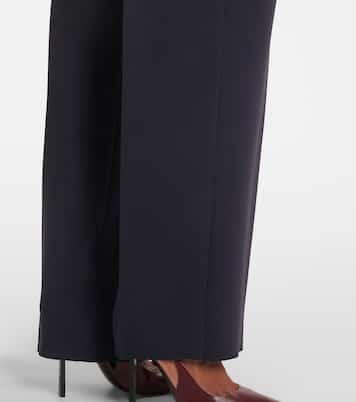 Pleated cady straight pants | Max Mara