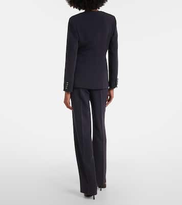 Pleated cady straight pants | Max Mara
