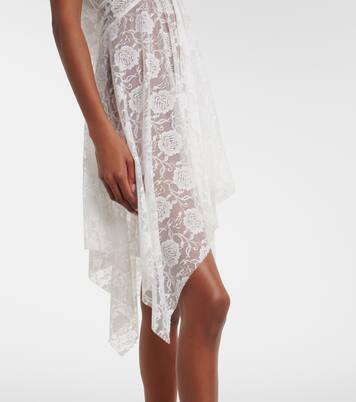Halterneck lace minidress | Norma Kamali
