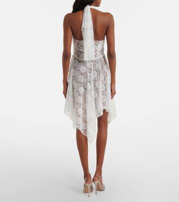 Halterneck lace minidress | Norma Kamali