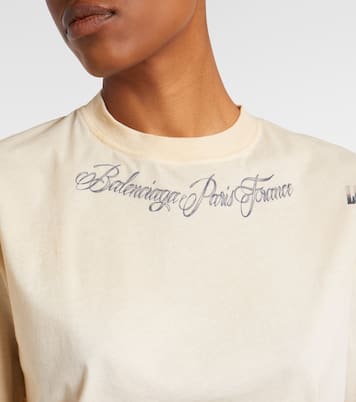 Printed cotton jersey T-shirt | Balenciaga