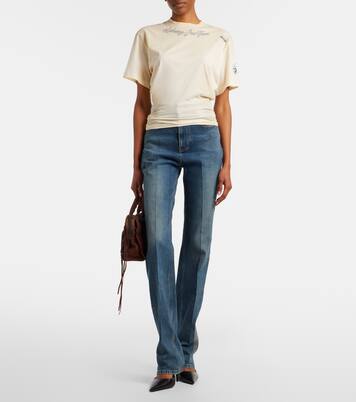 Printed cotton jersey T-shirt | Balenciaga