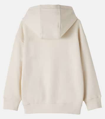 Medusa printed cotton jersey hoodie | Versace Kids