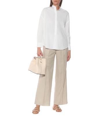 Bluse aus Baumwolle und Seide | Vince