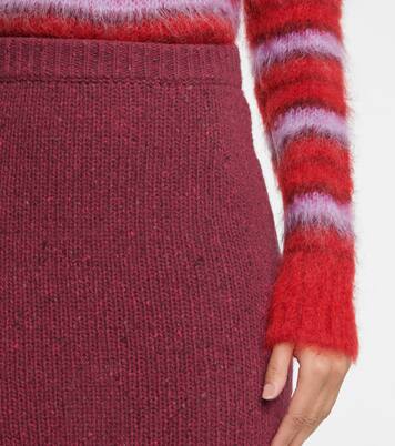 Wool knit midi skirt | Marni