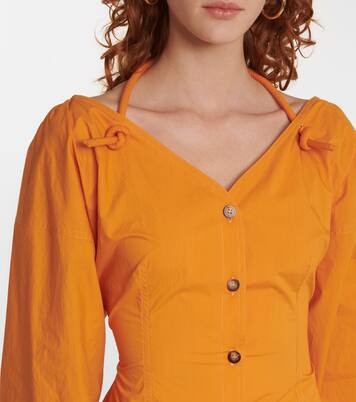 Miniabito Alyssa in popeline di cotone | Nanushka