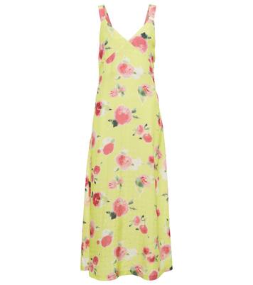 Robe midi Hilda en jacquard à fleurs | Rotate