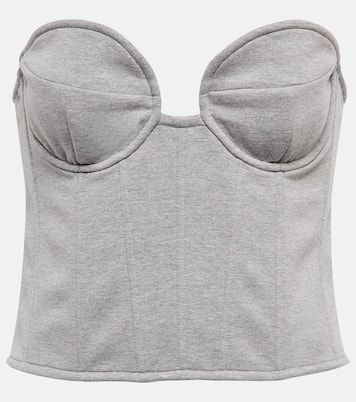 Bustier aus Baumwollmix-Jersey | Magda Butrym
