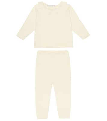 Baby Anisa cotton-blend top and pants set | Bonpoint