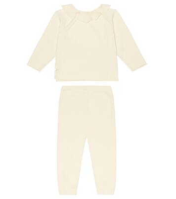 Baby Anisa cotton-blend top and pants set | Bonpoint