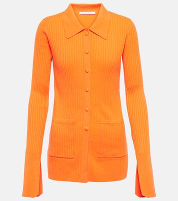 Tuxedo ribbed-knit cardigan | Live The Process