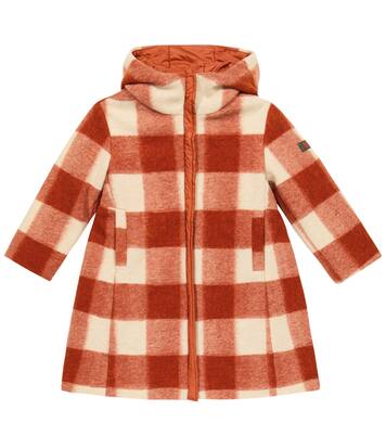 Checked hooded parka | Il Gufo