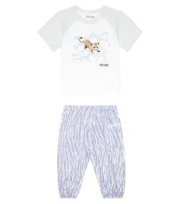 Baby logo T-shirt and pants set | Kenzo Kids