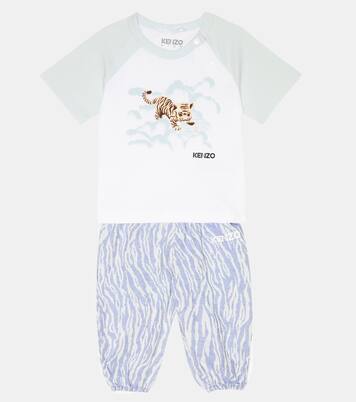 Baby logo T-shirt and pants set | Kenzo Kids