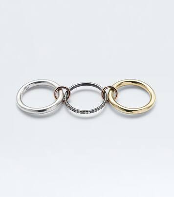 Libra 18k 골드 스털링 실버 다이아몬드 링 | Spinelli Kilcollin