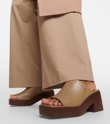 Pantoletten aus Leder | Tod's