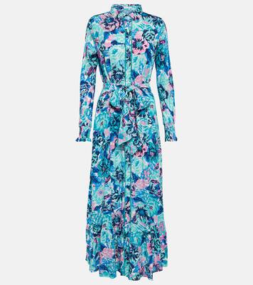 Robe longue Kimi imprimée | Poupette St Barth